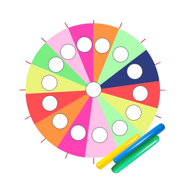 Djeca igraju gimnastiku padobran